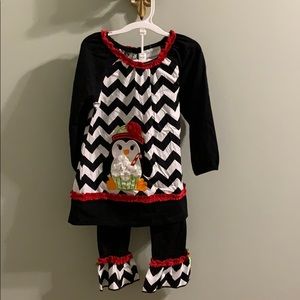 NWT Penguin Christmas outfit